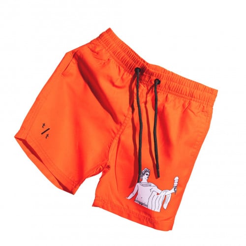 Orange Kid's Short