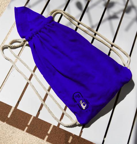 Blue Towel Bag