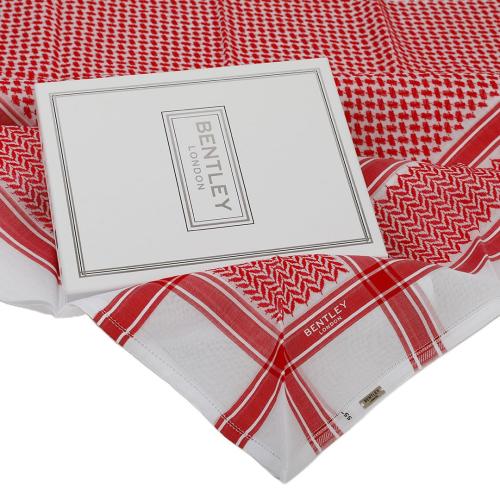 شماغ بنتلي احمر غامق اخر اصدارB14 صناعة انجليزية