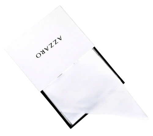 شماغ ازارو ابيض انجليزي أصلي قطن 100%