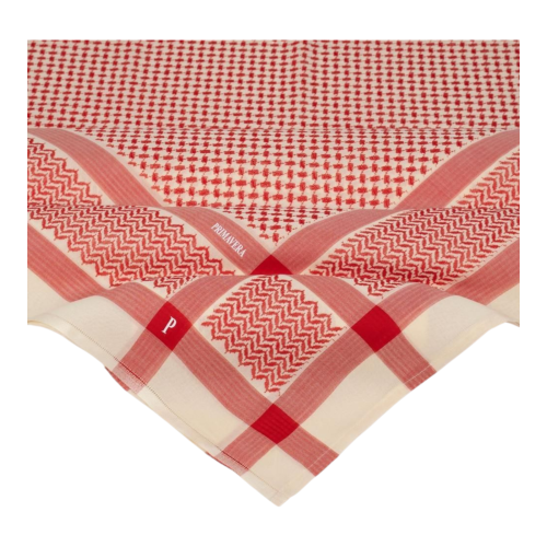 شماغ بريمافيرا احمر على بيج اصدار 2025