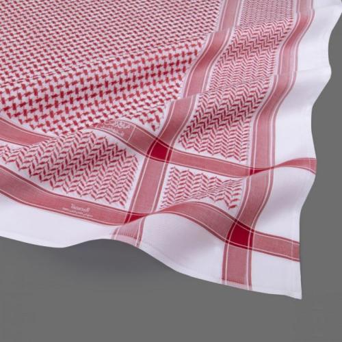 شماغ البسام بصمة 27 احمر رسمي صناعة انجليزية اصلي