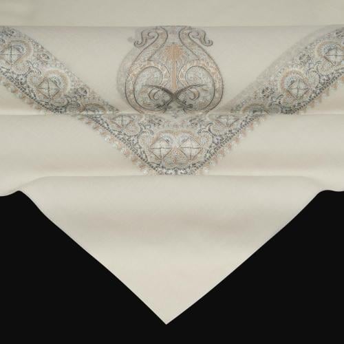 شال باشمينا ملكي خاص صوف كشميري 100% بتصميم السيفين والنخلة اصدار 2026