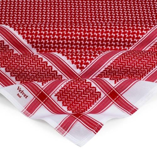 شماغ فلفت ريد شبابي احمر غامق 2024