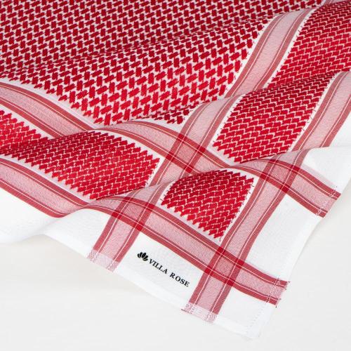 شماغ فيلا روز أحمر شبابي انجليزي 2025