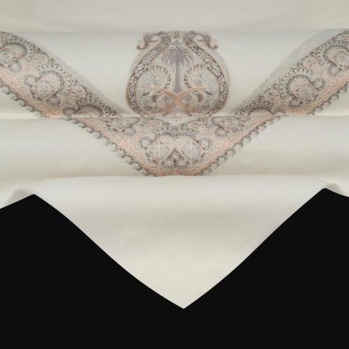 شال باشمينا ملكي خاص صوف كشميري 100% بتصميم السيفين والنخلة اصدار 2026