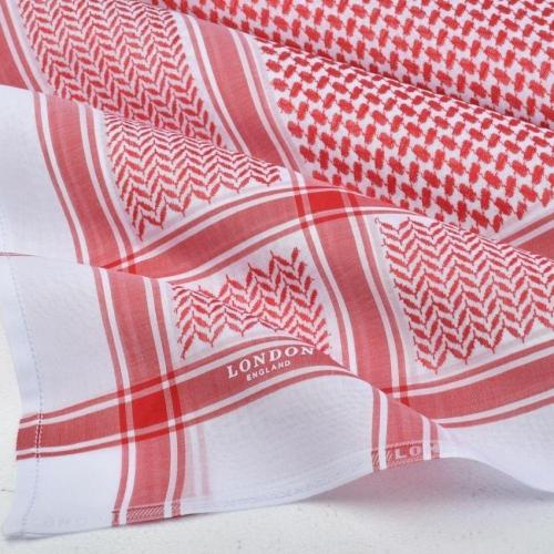 شماغ لندن LONDON أحمر كلاسيك انجليزي اصدار 2025