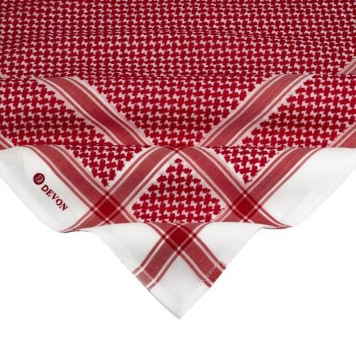 شماغ ديفون أحمر غامق دم الغزال انجليزي اصدار 2023