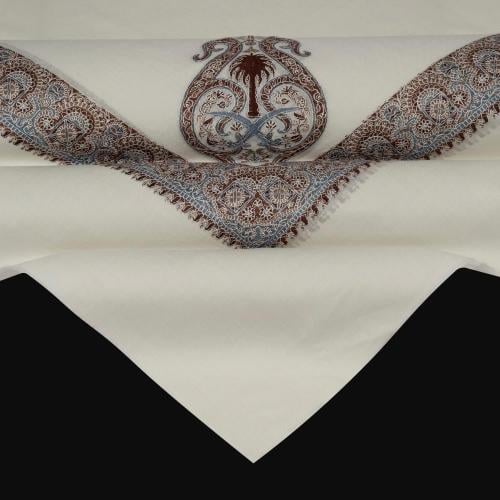 شال باشمينا ملكي خاص صوف كشميري بتصميم السيفين والنخلة اصدار 2026