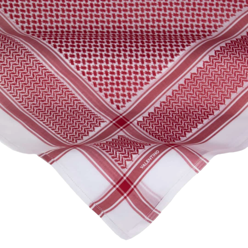 شماغ فالنتينو كلاسيك أحمر فاتح VALENTINO