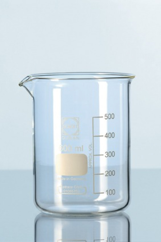 DURAN® Beaker, low form with graduation and spout, 250 ml EACH - 211063604 - 2110636