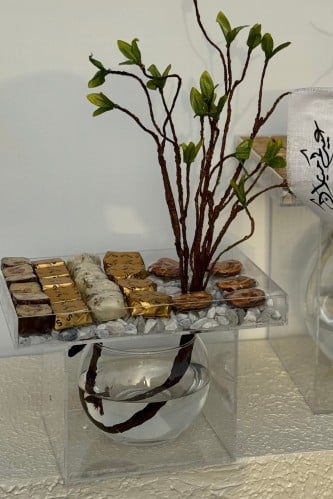 صينيه عيد حجم صغير مع شوكلت