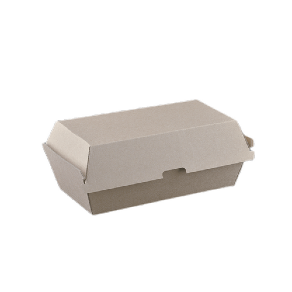 Premium Paper Boxes for Meals and Takeaways with Attached Lid, Kraft Color - Multiple Options
