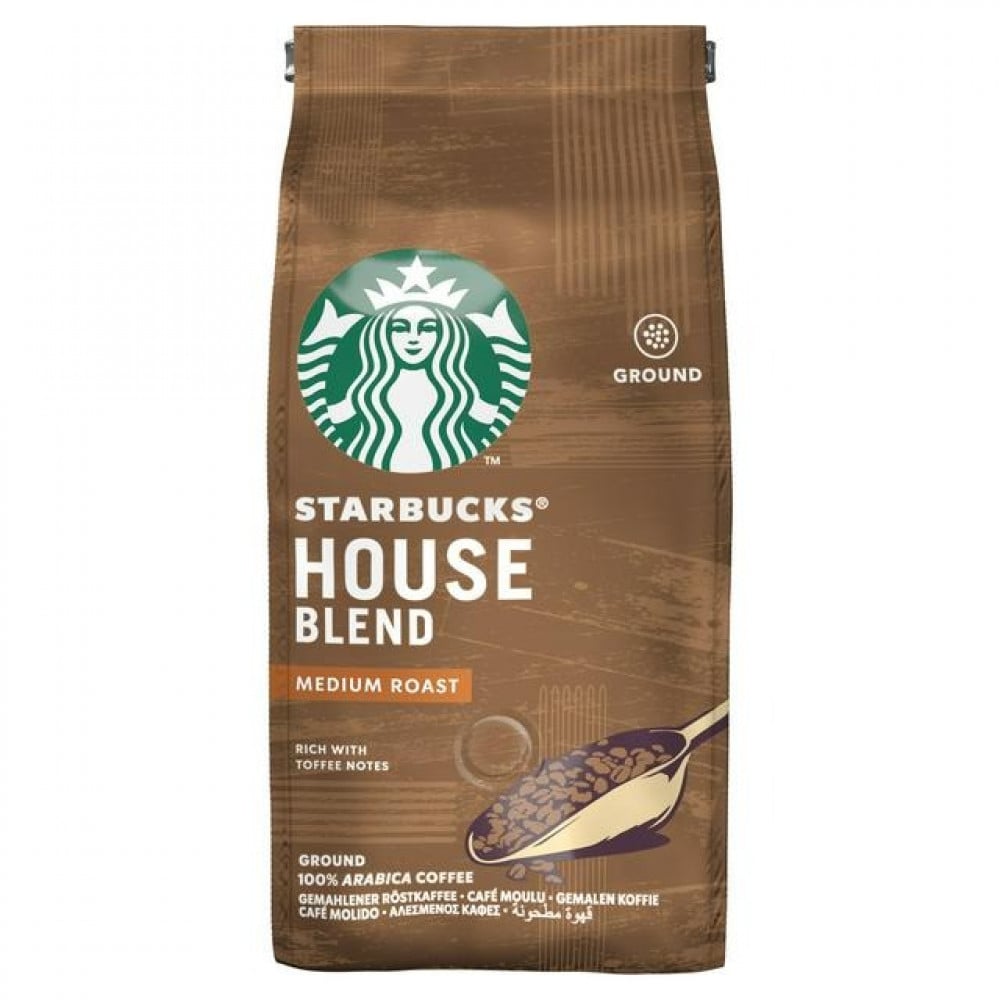 ستاربكس قهوة مطحونة إسبريسو متوسط House Blend Ground Coffee سمارت سوق