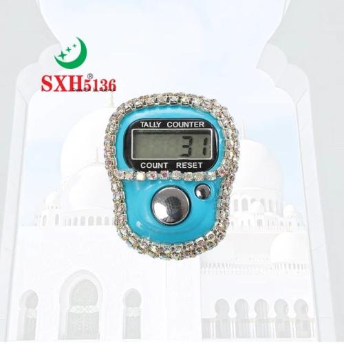سبحه الكترونيه كريستال لون ازرق