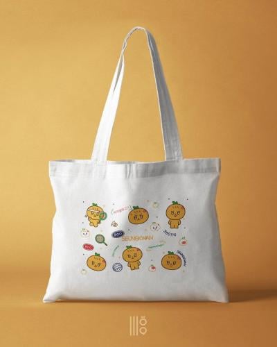 توت باق سينقكوان أبيض | Seungkwan tote bag