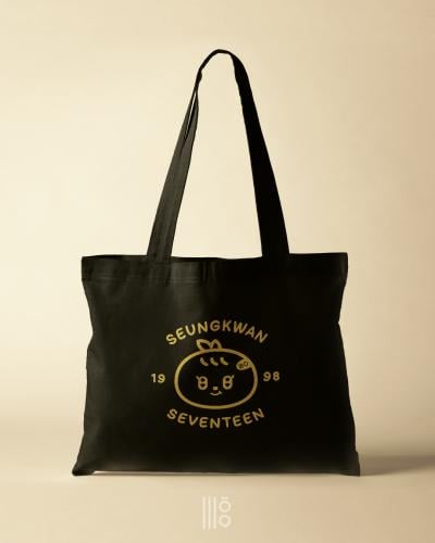 توت باق سينقكوان أسود | Seungkwan tote bag