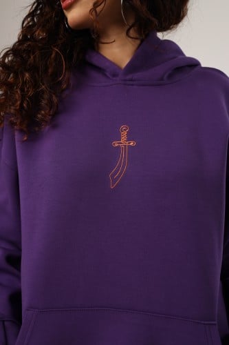 Purple hoodie