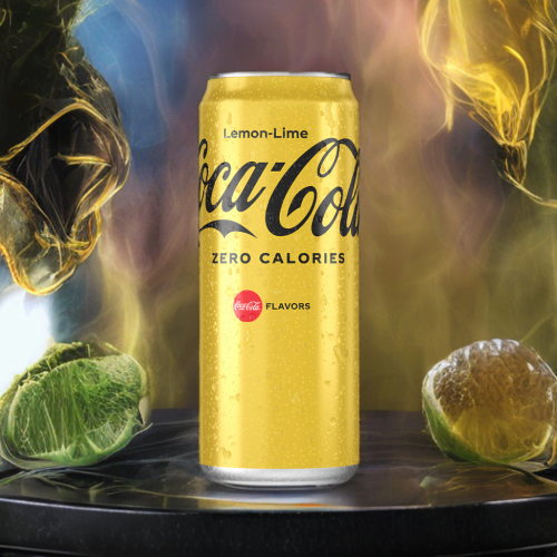 كوكا كولا زيرو كالوري بطعم الليمون لايم