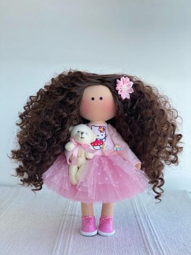 دمية كيتي بشعر كيرلي