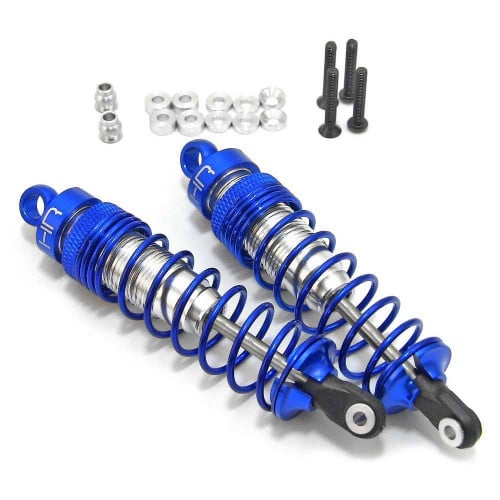 Hot Racing 6061-T6 Aluminum 90mm HD  Big Bore Shocks 2 pcs Blue For 1/10 TD90X06 for RC