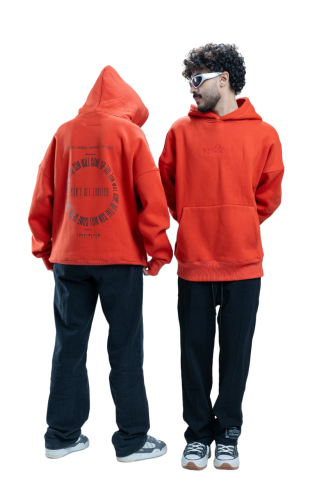 2SEVEN Oversize Hoodie - Orange