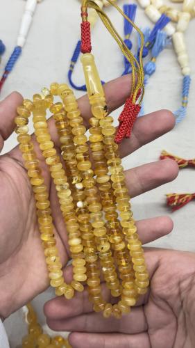 كهرمان ٤٤ جرام ١٦١ خرزه ٨ ملي