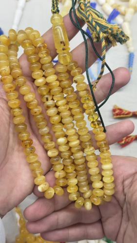 كهرمان ٤٨ جرام ١٤٣ خرزه ٩ ملي