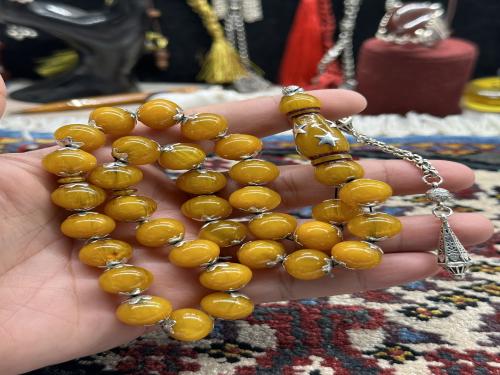 فاتوران الماني ملبس فضه ١٢ مل ٣٣ خرزه