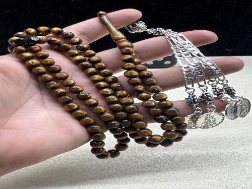 يسر مذهب بالكامل ٧ مل ٩٩ خرزه كركوشه فضه