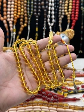 كهرمان بلطيقي شفاف 99 خرزه -29 جرام 10 مل