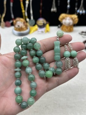 يشم فاتح قص دائري 9 مل