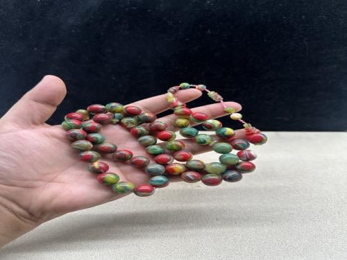 فاتوران الوان مدمجه ملتي كلر خراطه جواهر المسباح ٤٧ خرزه ١٢ مل