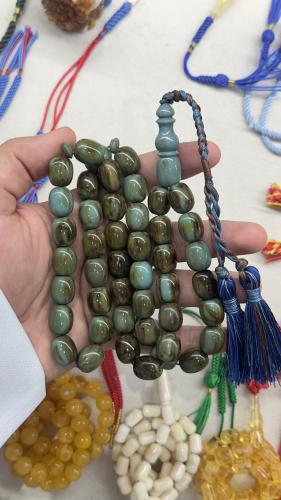 مسكي فيروزي ٤٥ خرزه ١٢ ملي