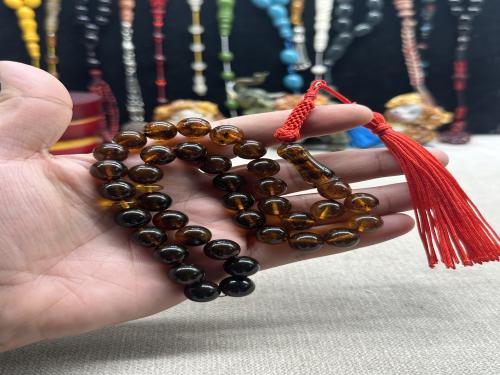 كهرمان روسي ٢٩ جرام ٣٧ خرزه ١١ مل