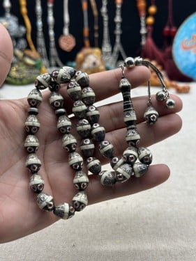 يسر قديم جدا ملبس فضه وعاج وياقوت بالكامل