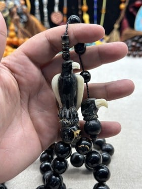 نوادر اليسر منقوش المأذنه نسر بجناح عاج فخامه من النوادر 15 مل