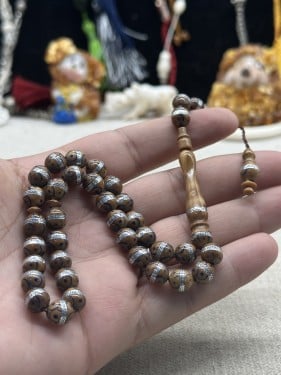 كوك ملبس حزام فضه ٣٣ خرزه ٨ مل