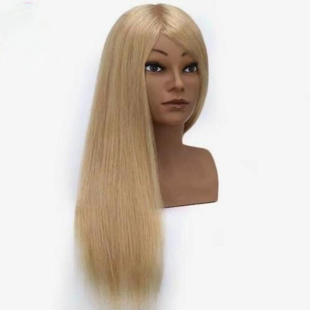 مانيكان كتف شعر ذهبي وبشره سمراء