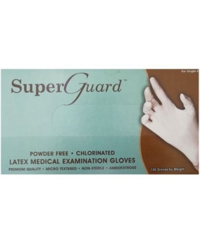 Superguard - قفازات لاتكس متعددة الإستخدامات 100قط...