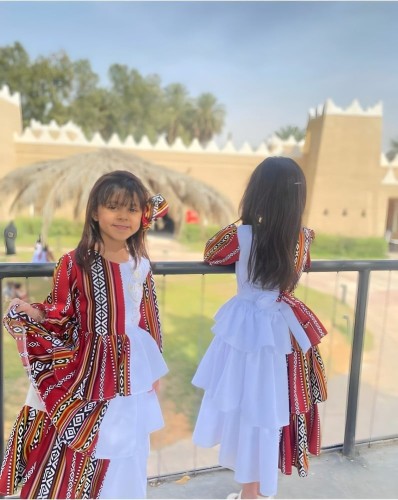 فستان بناتي سدو يوم التأسيس
