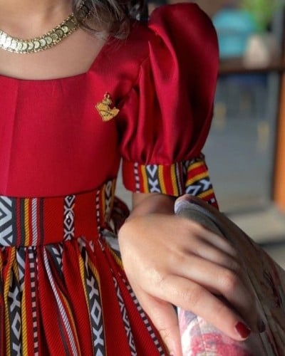 فستان بناتي يوم التأسيس