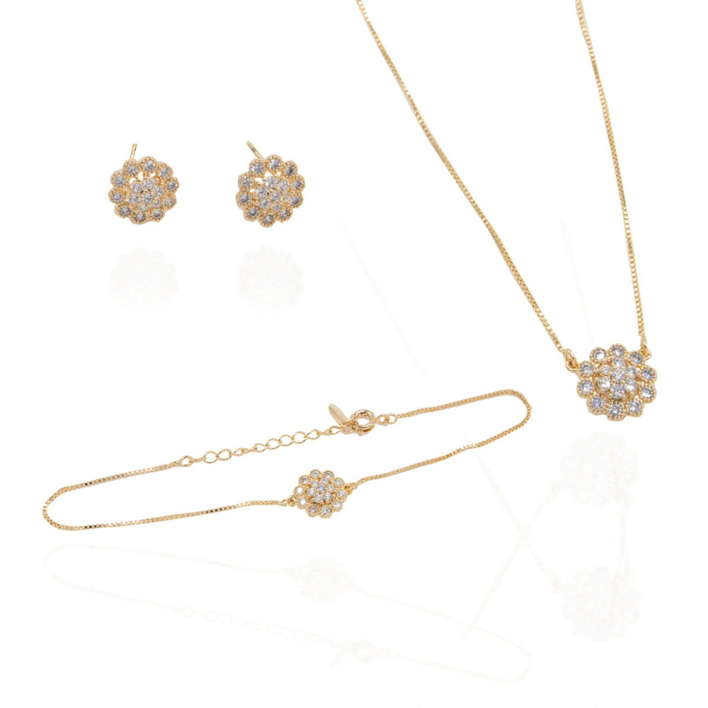 طقم اكسسوار نسائي مكون من 3 قطع