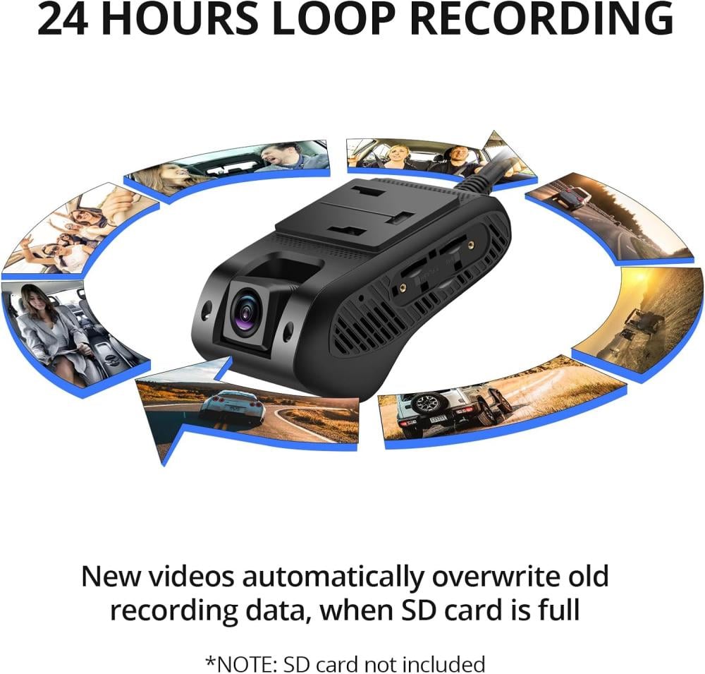 Front and rear dual-camera dash cam+SIM