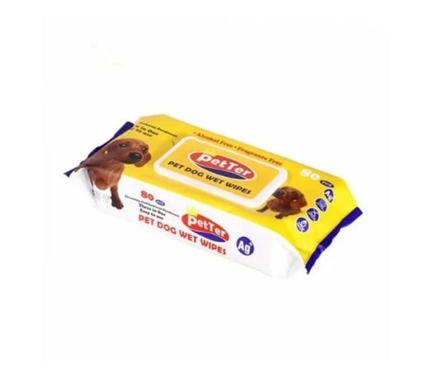 بت تير مناديل معقمة للكلاب بدون عطر 80 منديل