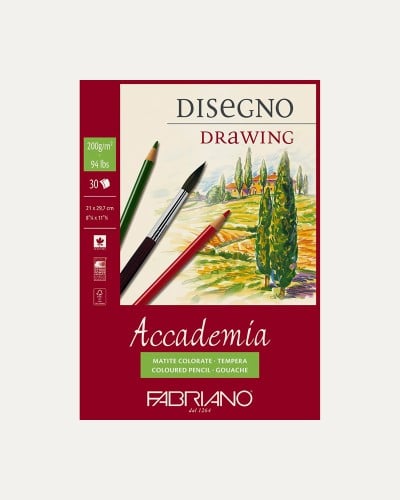 كراسه رسم Fabriano Disegno Academia A4 drawing boo...