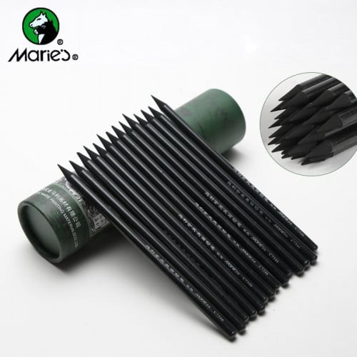 مجموعة أقلام رصاص فحم سوداء Neutral