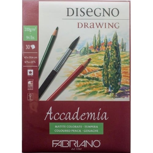 كراسه رسم Fabriano Accademia Drawing Pad A2