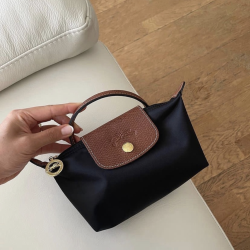 Longchamp XS اسود بني