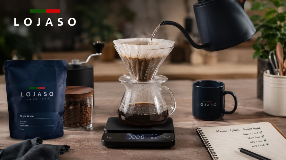 طريقة تحضير قهوة V60 خطوة بخطوة